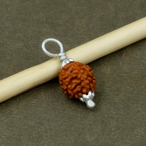 Silver Rudraksha Classic Pendant - Aggarwal jewels
