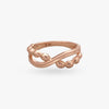 Sphere Chic Gold Finger Ring - Aggarwal jewels