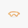 Wave Whirl Gold Ring - Aggarwal jewels