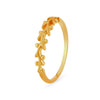 Entrancing Leaf Pattern Gold Finger Ring - Aggarwal jewels