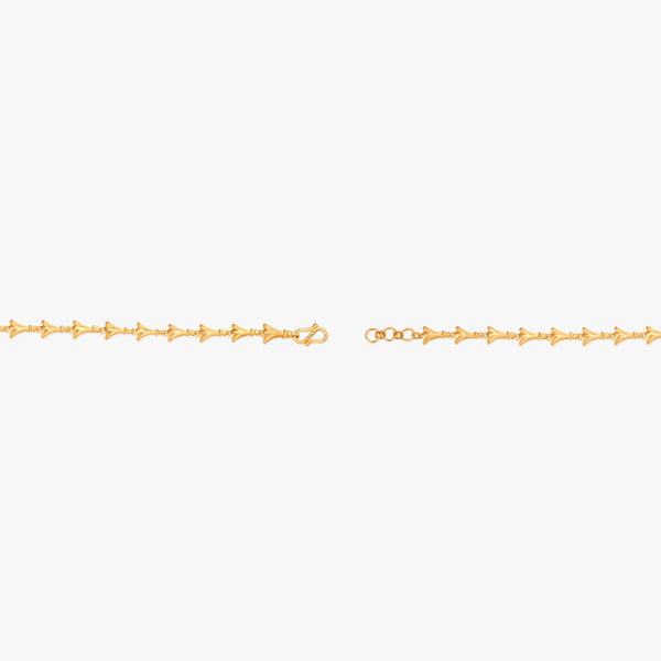 Flowerbud Gold Bracelet - Aggarwal jewels