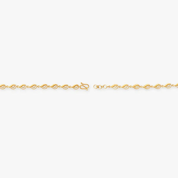 Wavy Gold Bracelet - Aggarwal jewels