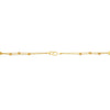 Delicate Yellow Gold Carved Bead Bracelet - Aggarwal jewels