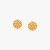 Petal Layer Gold Stud Earrings - Aggarwal jewels