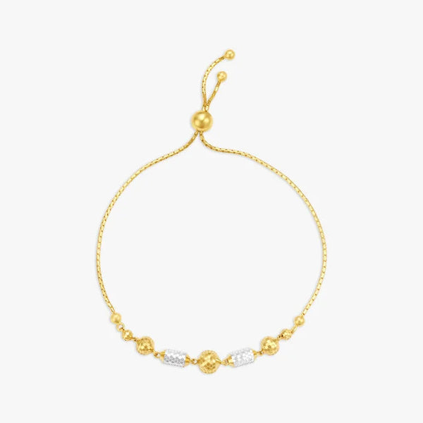 Modish Dual Tone Bracelet - Aggarwal jewels