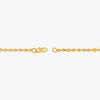 Gold bracelet with oval clasp and linked chain extension