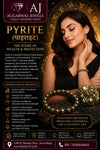 Energised Raw Pyrite Bracelet - 10x Stronger