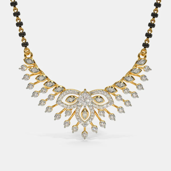 The Saija Mangalsutra Pendant - Aggarwal jewels