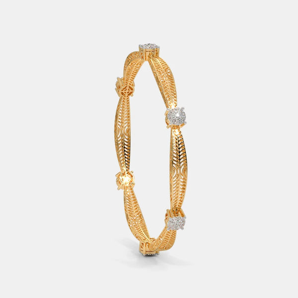 The Glimmering Round Bangle