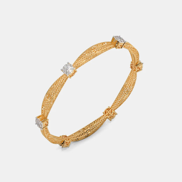 The Glimmering Round Bangle