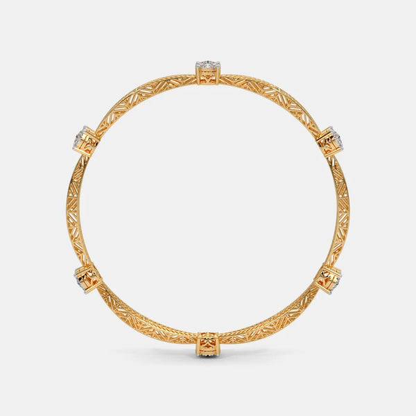 The Glimmering Round Bangle