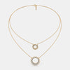 The Circle Around Petal Necklace - Aggarwal jewels