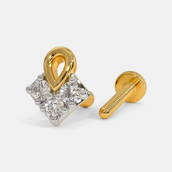 The Evanshi Nose Screw - Aggarwal jewels