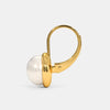 The Baggy Pearl Hoop Earrings - Aggarwal jewels
