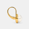 The Baggy Pearl Hoop Earrings - Aggarwal jewels