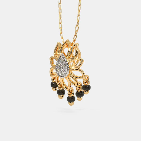 The Ameri Mangalsutra Pendant - Aggarwal jewels
