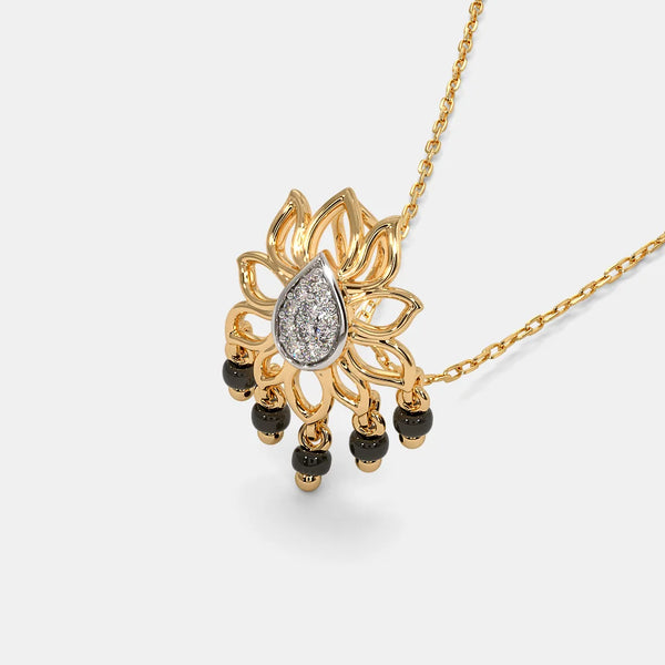 The Ameri Mangalsutra Pendant - Aggarwal jewels