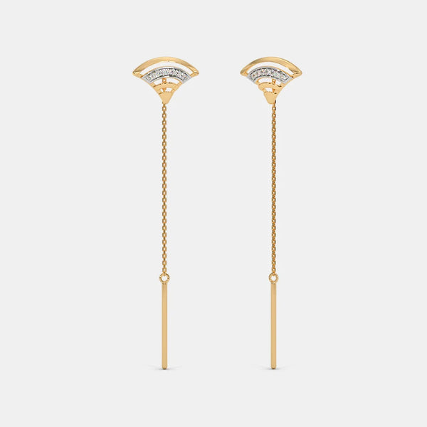 The Sanoh Sui Dhaga Earrings - Aggarwal jewels