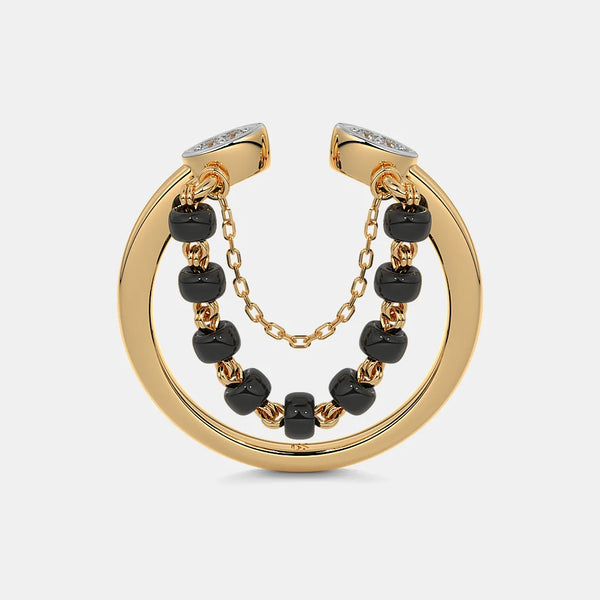 The Saavni Mangalsutra Ring - Aggarwal jewels
