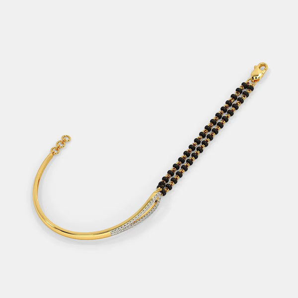 The Dayamayee Mangalsutra Bracelet - Aggarwal jewels