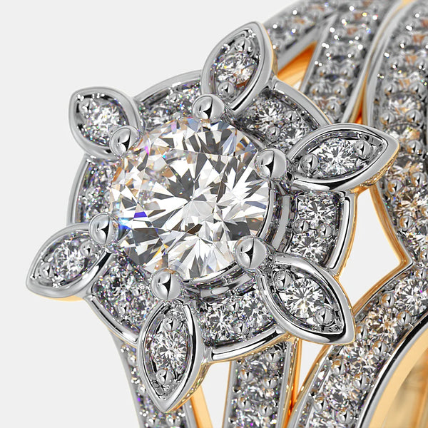 The Bonita Bridal Ring Set - Aggarwal jewels