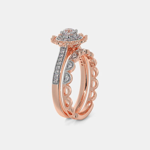 The Ullani Bridal Ring Set - Aggarwal jewels