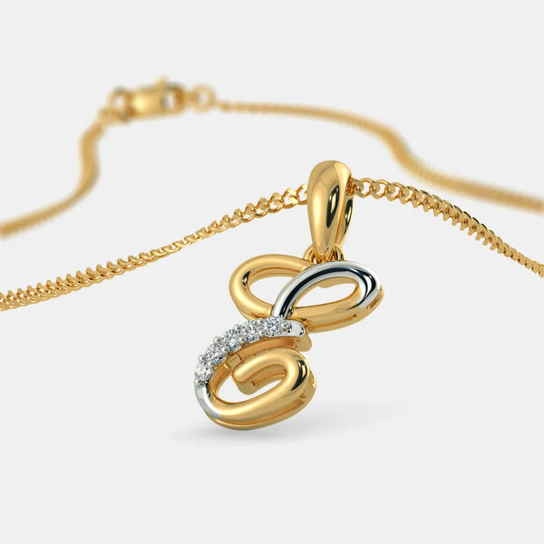 The Liham E Pendant - Aggarwal jewels