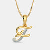 The Liham F Pendant - Aggarwal jewels