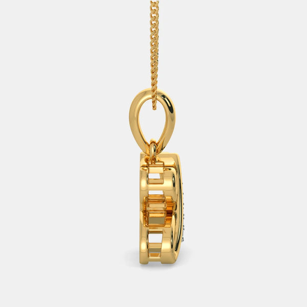 The Liham H Pendant - Aggarwal jewels