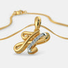 The Liham H Pendant - Aggarwal jewels
