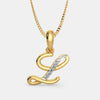 The Liham L Pendant - Aggarwal jewels