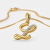 The Liham L Pendant - Aggarwal jewels