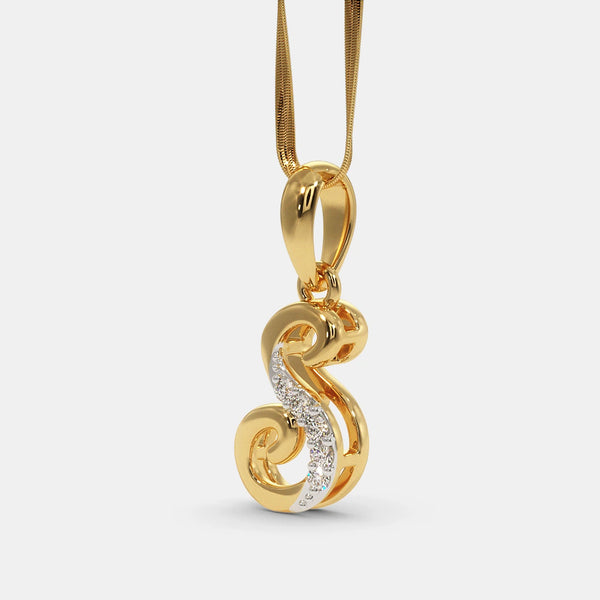 The Liham S Pendant - Aggarwal jewels