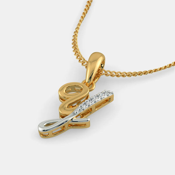 The Liham Y Pendant - Aggarwal jewels