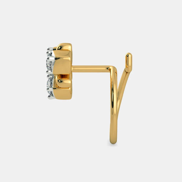 The Fuchsia Nose Pin - Aggarwal jewels