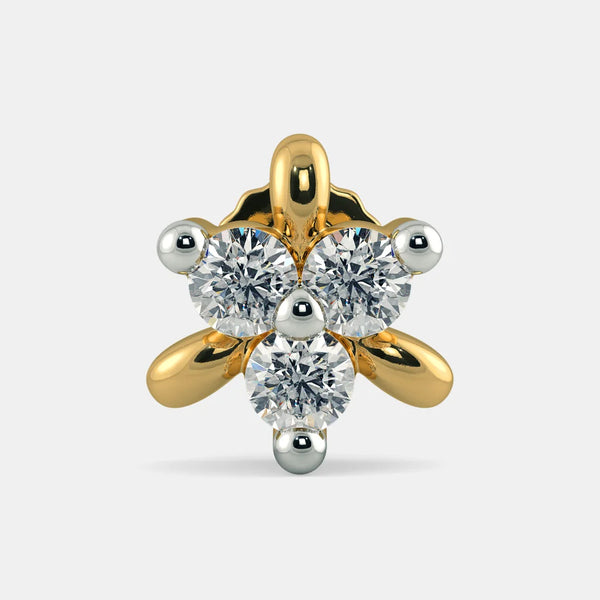 The Freesia Nose Screw - Aggarwal jewels