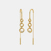 The Sleek Ringlet Sui Dhaga Earrings - Aggarwal jewels