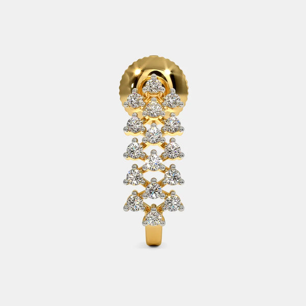 The Auretta J Hoop Earrings - Aggarwal jewels