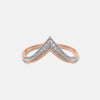 The Francoise Chevron Ring - Aggarwal jewels