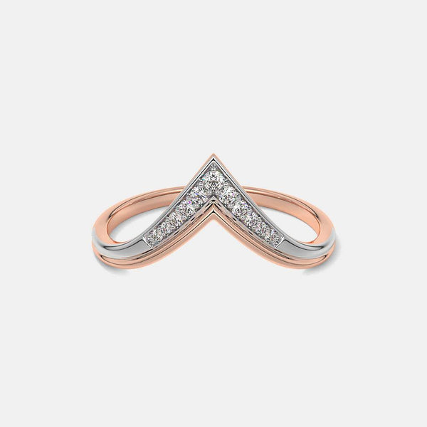 The Francoise Chevron Ring - Aggarwal jewels