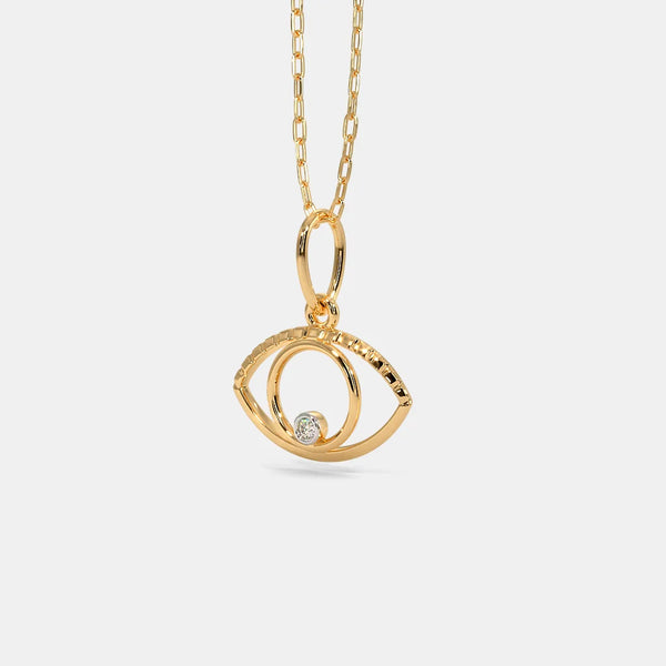 The Melene Evil Eye Pendant - Aggarwal jewels