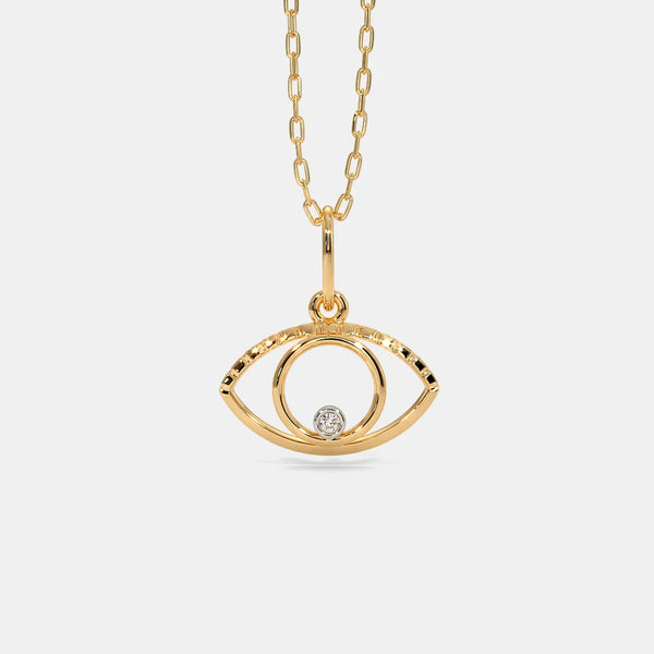 The Melene Evil Eye Pendant - Aggarwal jewels
