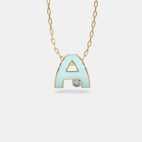 The Cutesy A Pendant - Aggarwal jewels