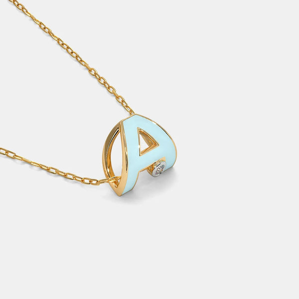 The Cutesy A Pendant - Aggarwal jewels