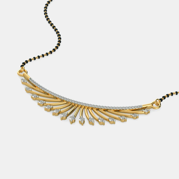 The Aadarshini Mangalsutra Pendant - Aggarwal jewels