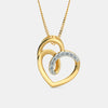 The Twisted Heart Pendant - Aggarwal jewels