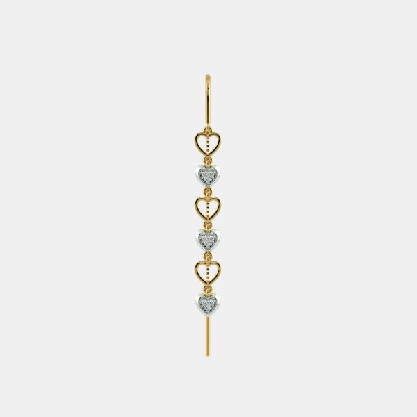 The Joyous Heart Drop Earrings - Aggarwal jewels