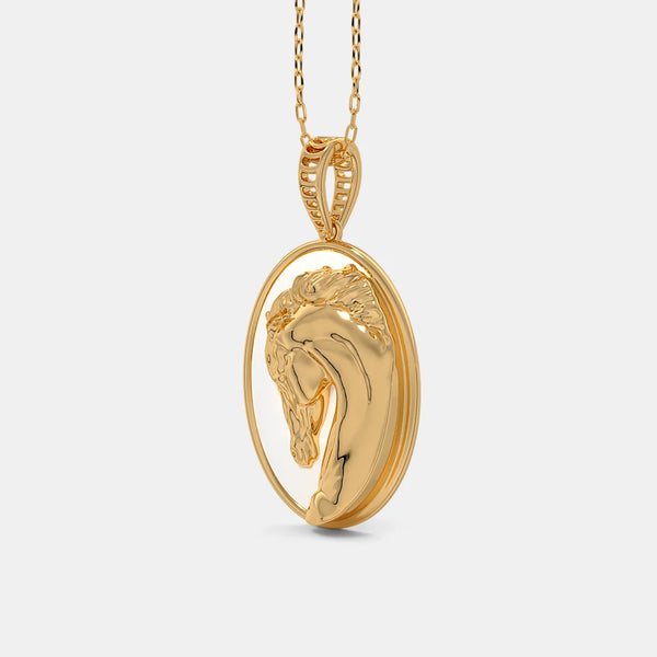 The Equine Pendant For Him - Aggarwal jewels