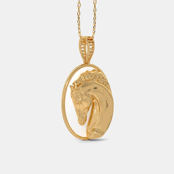 The Equine Pendant For Him - Aggarwal jewels