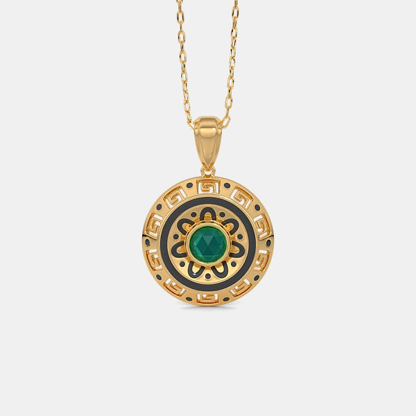 The Viridian Pendant For Him - Aggarwal jewels